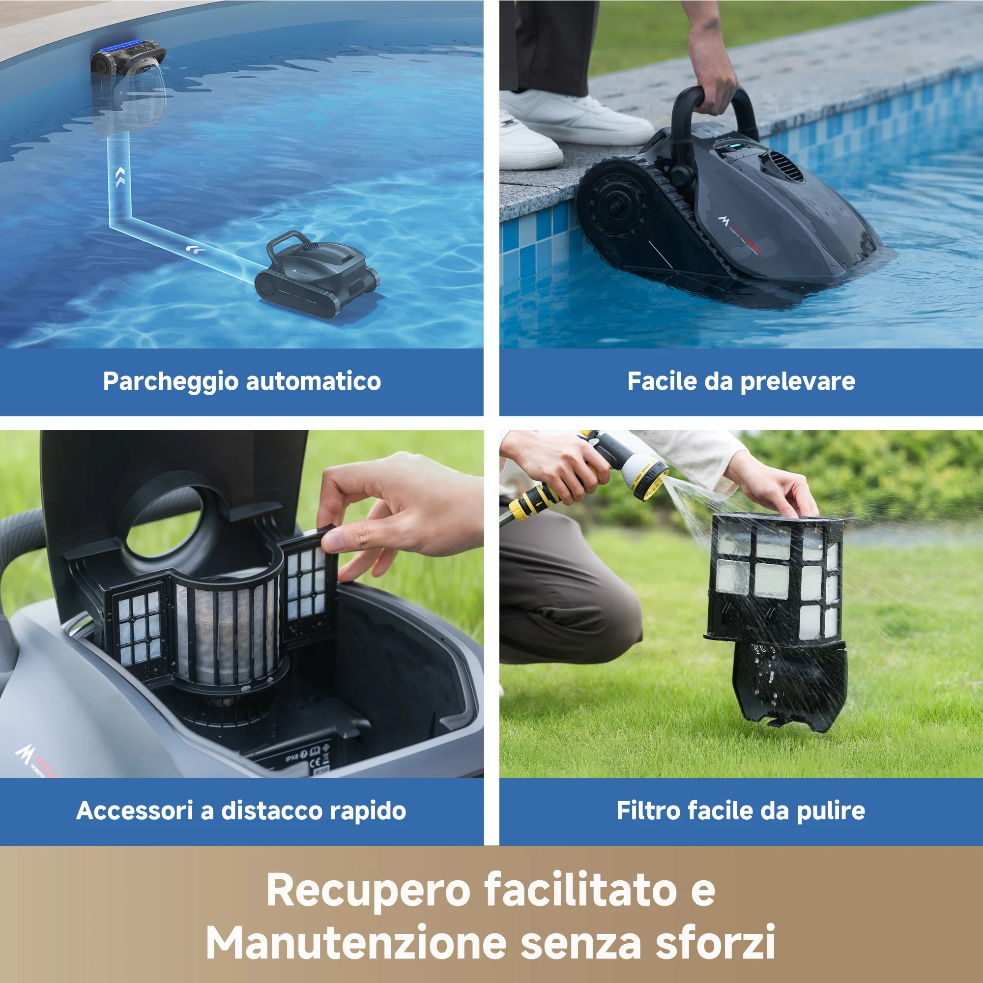 MOVA Diver A10 Robot pulitore per piscine - Image 9